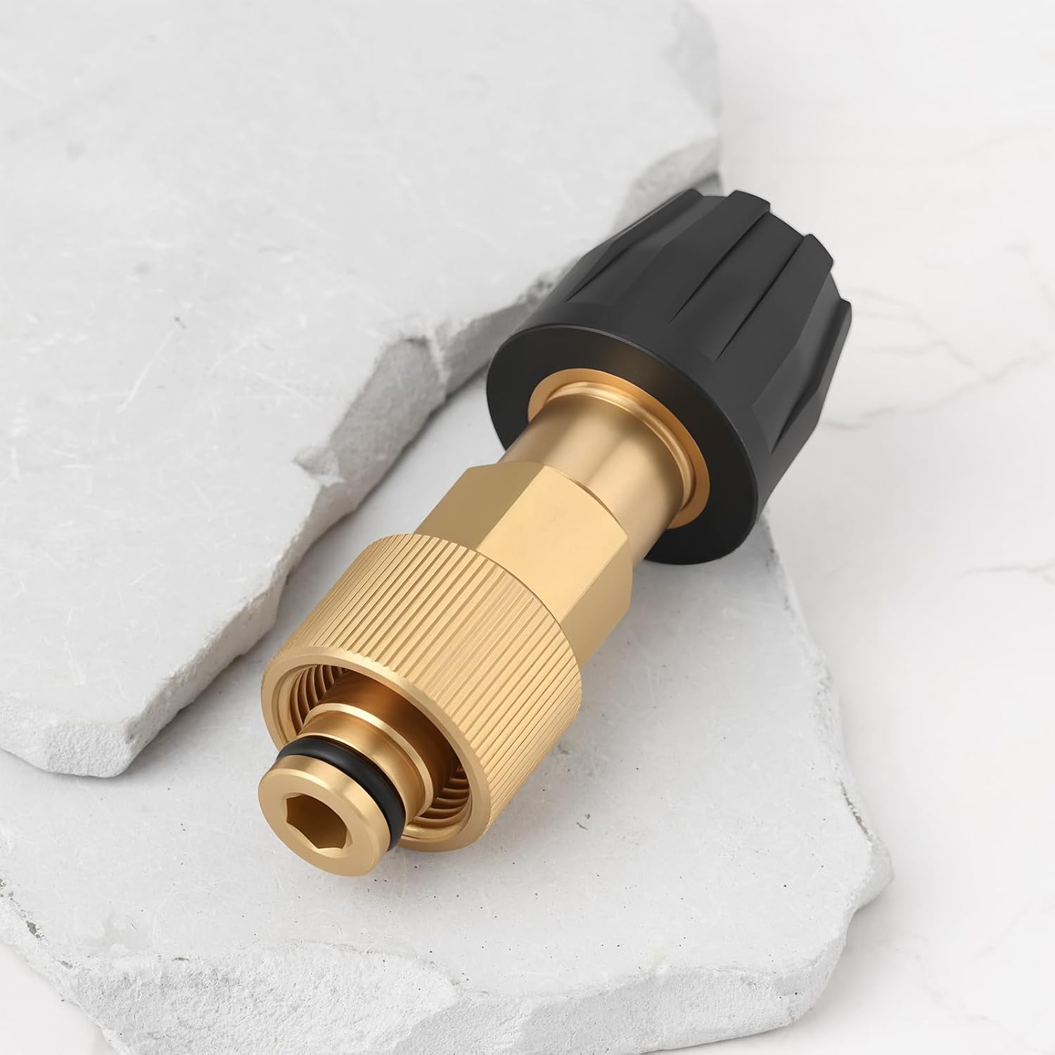 Emagtech High Pressure Cleaner Flat Jet Nozzle 14Mm TR22 Compatible with K&auml;rcher Compatible with Kr&auml;nzle image number 2