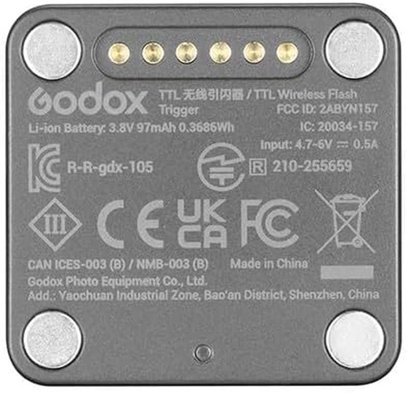 Godox X5N X5-N X5 N for Nikon Cameras for It32 Camera Flash, Magnetic Hotshoe & Wireless Trigger Transmitter Control Godox Wireless X System Flashes image number 5