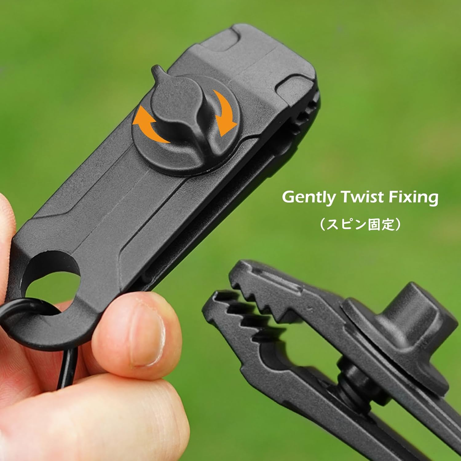 TRIWONDER 12Pcs Tarp Clips Crocodile Tent Awning Clamps Set Heavy Duty Lock Grip Instant Clip for Camping Canopy Tarps Caravan - Upgraded Clips - 12 Pcs image number 6