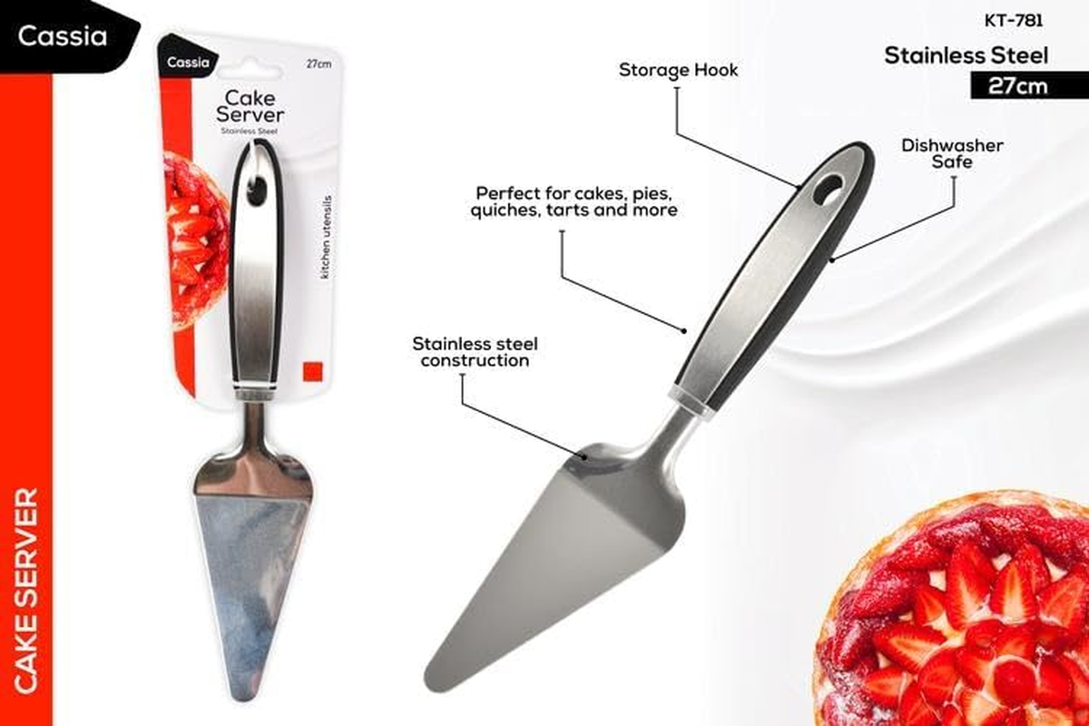 Cassia Deluxe Cake Server, 27 Cm Size