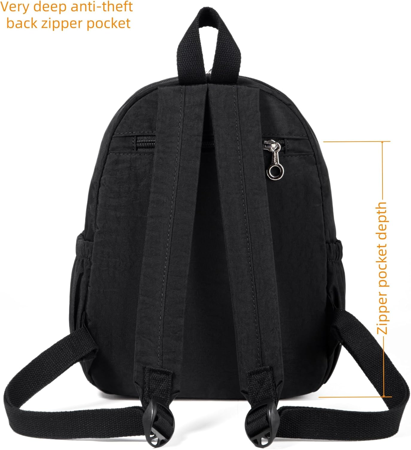 AOTIAN Women'S Mini Backpack Minimalist City Pack Lightweight Teens Daypack 7 Litres image number 4