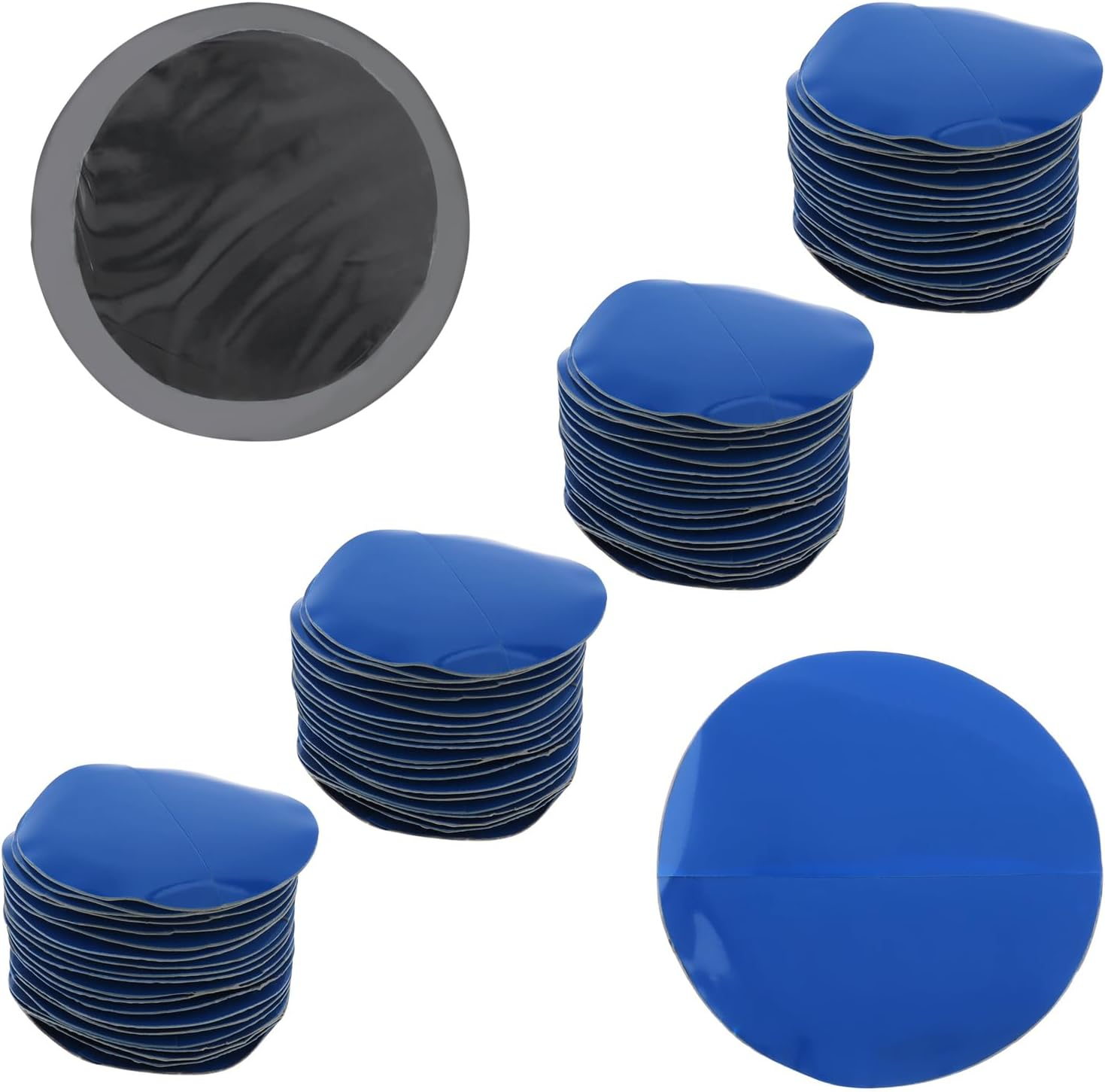 Windance Tire Repair Patch 80Pcs 58Mm round Rubber Puncrture Repair Cold Patch Tubless Patches for Auto Tire Damage Fast Repair image number 4