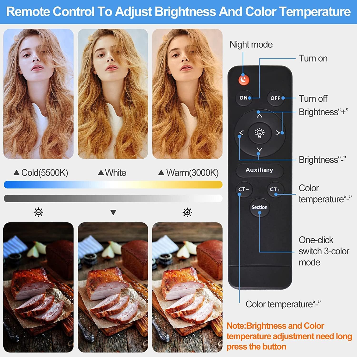 YISITONG 85W Studio Light 20&rdquo;&times;28&rdquo; E27 Socket 3200K-5600K Continuous Lighting LED Soft Box with Adjustable Lamp Stand and Portable Bag for Portraits Video Shooting image number 1