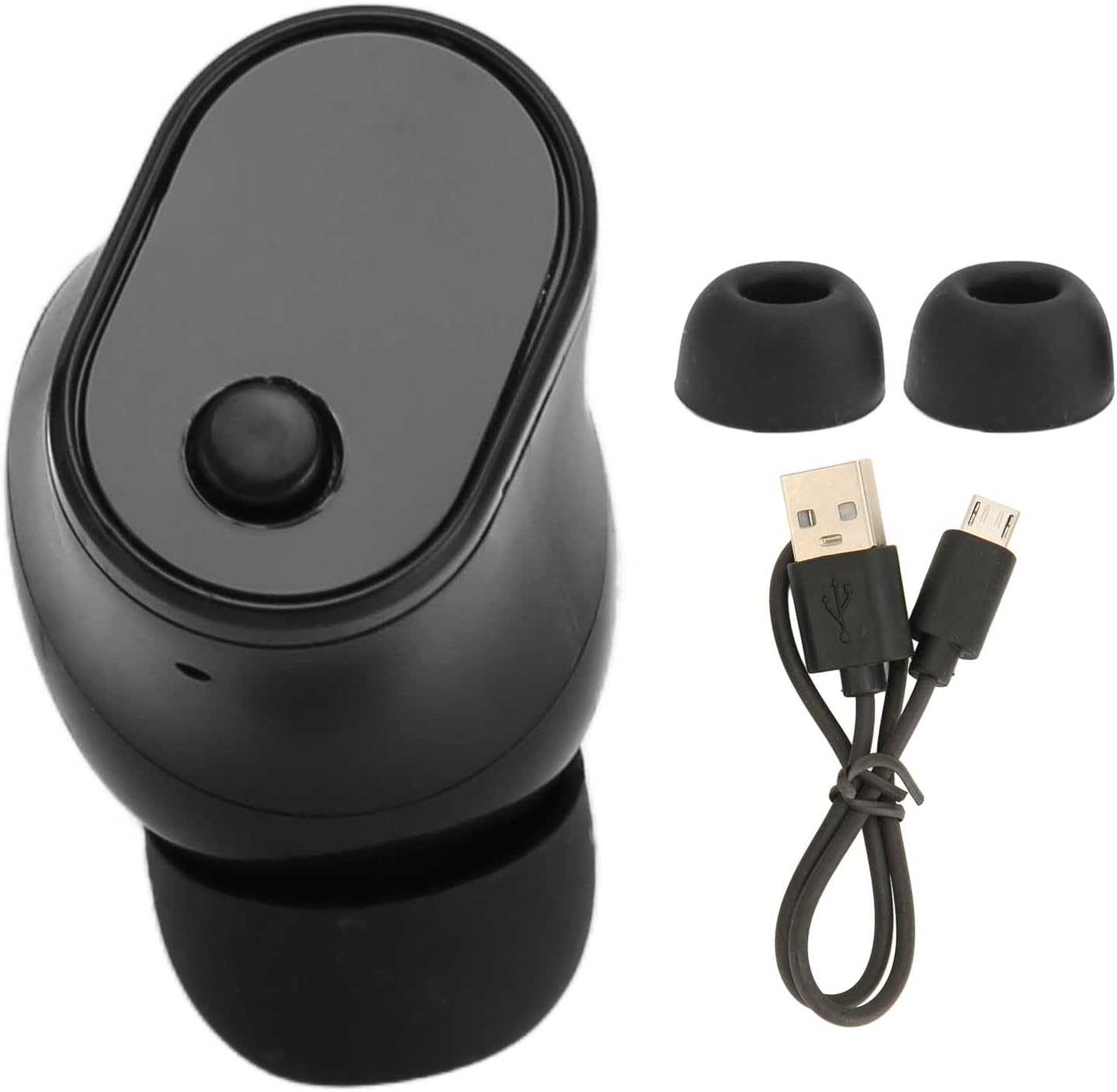 Single Ear Wireless Earbud, BT 5.2 Stereo Surround Hifi Sound Call Answering USB Rechargeable Wireless Headphones for Sporty Driving image number 2