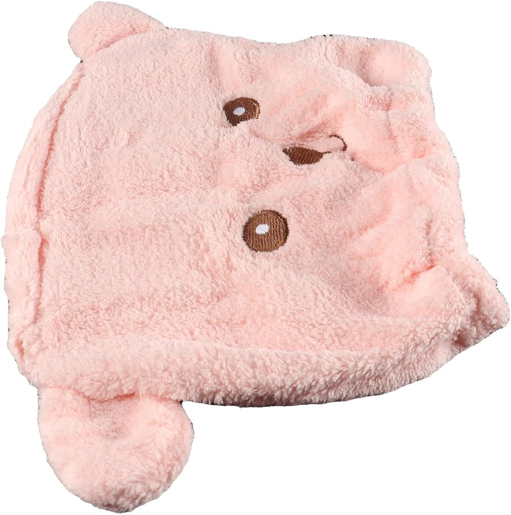 Enwye Quick Dry Coral Fleece Hair Towel Bag Absorbent Towel Suitable for All Hairstyles Easy to Use image number 5