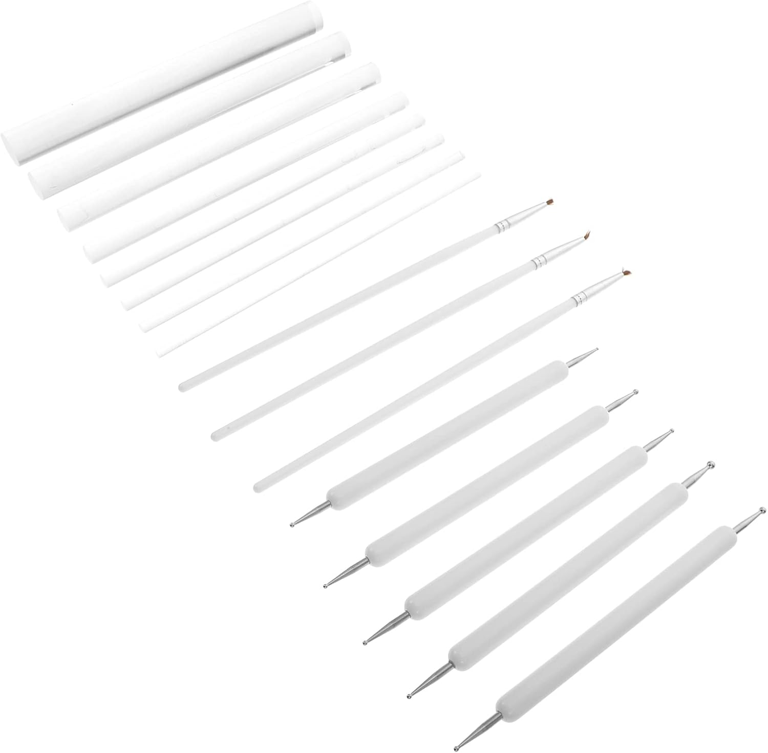 NUOBESTY 16Pc Mandala Dotting Tools DIY Acrylic Sticks Rocks Stone Painting Pen Kit image number 1