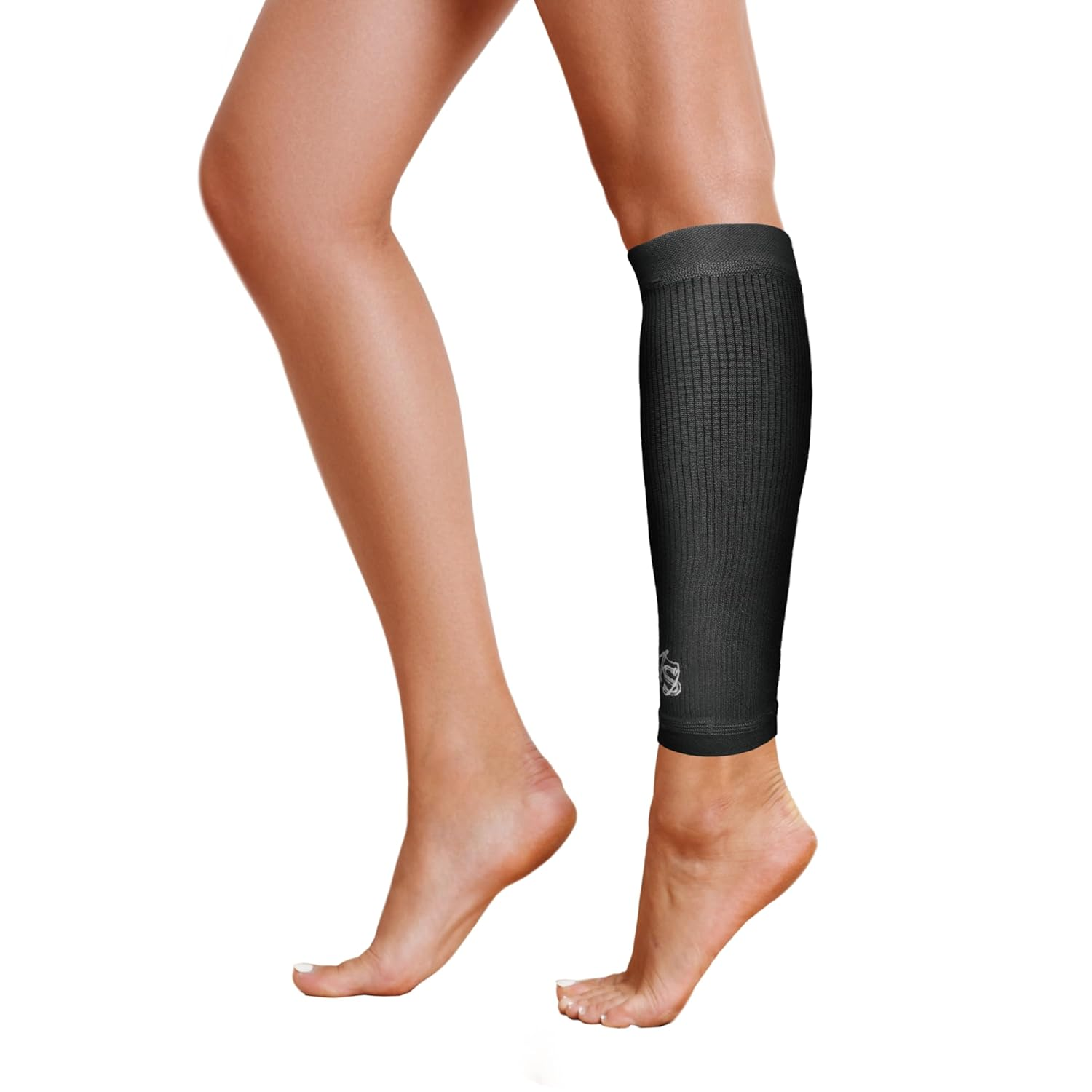 Vital Salveo Compression Calf Sleeves,Lower Leg Support for Shin Splint, Calf Pain, Varicose Veins, Swelling Relief,Sports, Daily Use, Travel,Runing,For Men & Women (1PC) /L image number 1