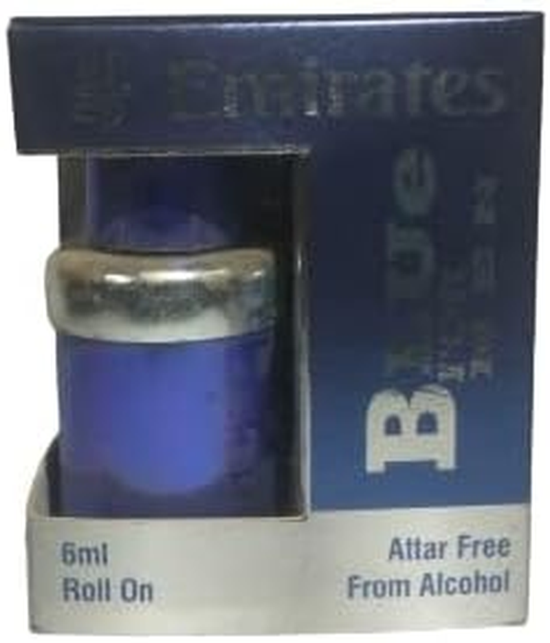 Generic Blue Roll-On Perfume, 6Ml, Alcohol-Free