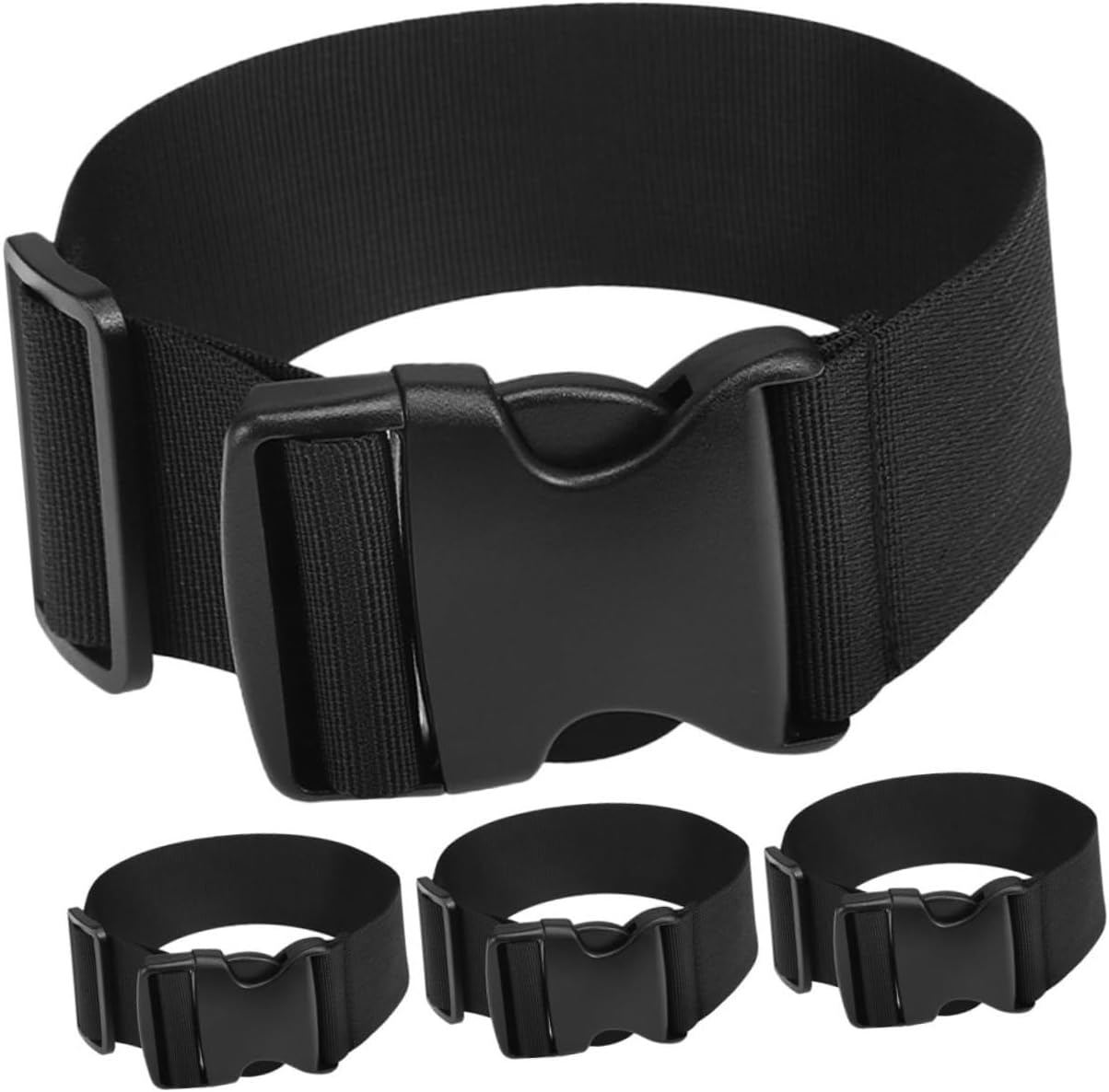 Luxshiny Adjustable Luggage Straps Nylon Buckle Outdoor Travel Accessories Sturdy Quick-Release Belt for Suitcases and Backpacks Convenient Fixing and Tightening Strap for Travel Use image number 1