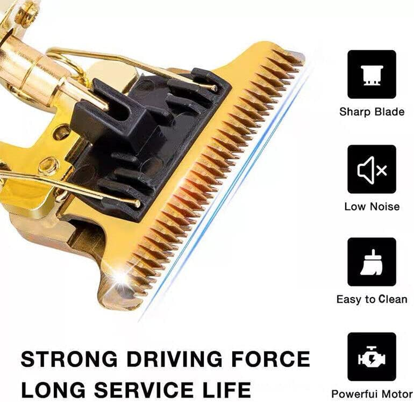 AIMALL Men&rsquo;S Portable Electric Hair Trimmer Clippers Beard Shaver Cutting Cordless, USB Rechargeable, Titanium Ceramic Blade, Low Noise, 240 Minutes Runtime