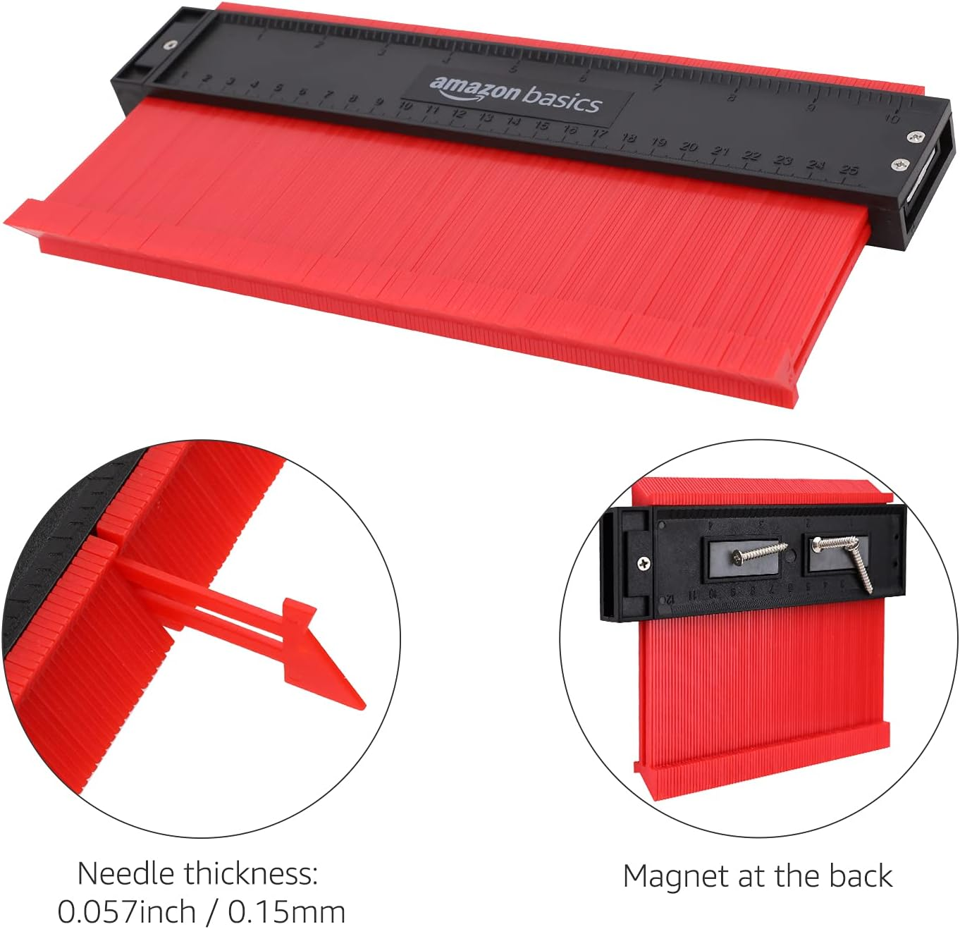 Amazon Basics Contour Gauge Set, 12.7 CM and 25.4 CM Profile image number 1