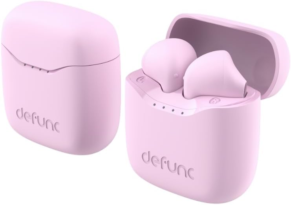 Defunc True Lite Bluetooth 5.3 Wireless In-Ear Headphones with Powerful Sound (Pink) image number 1
