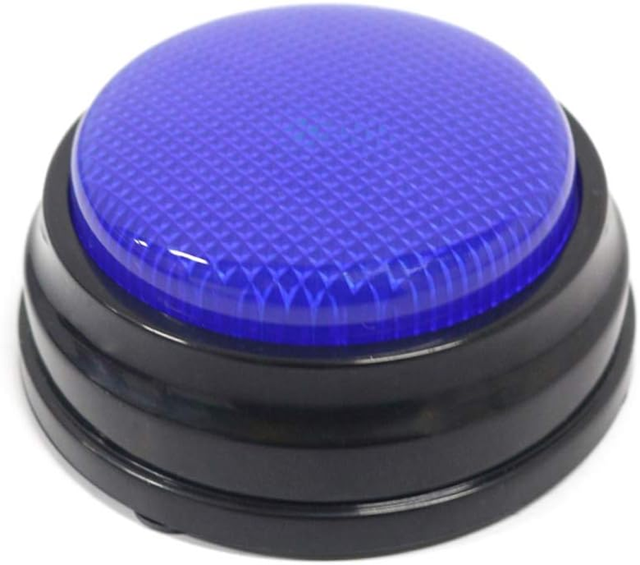 Goofly Recordable Talking Button with Led Function Learning Resources Answer Buzzers Blue image number 2