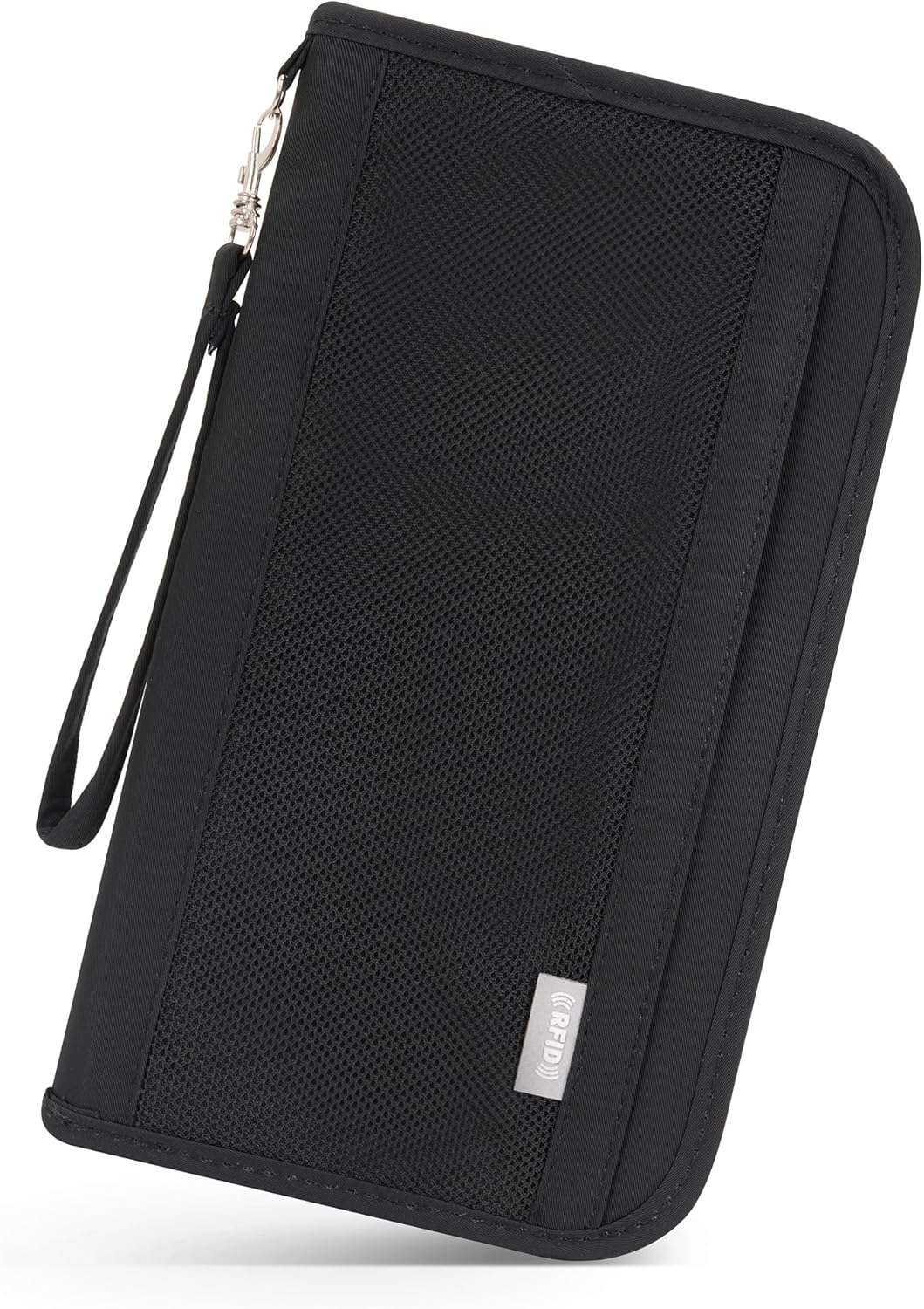 RFID Blocking Passport Holder Family Travel Holiday Wallet Accessories Document Organiser for Tickets Cash Passport ID Card Credit Cards Pen Waterproof Cover Travel Essentials Case for Women Men