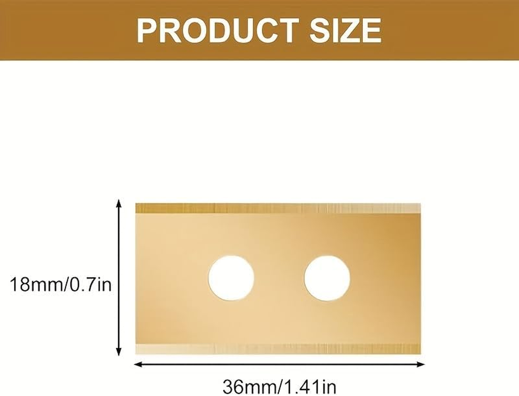 Lawn Mower Blades 36Pcs Compatible with All Mammotion Luba and YUKA Series Mower Robots, Robust Titanium Replacement Blade image number 3