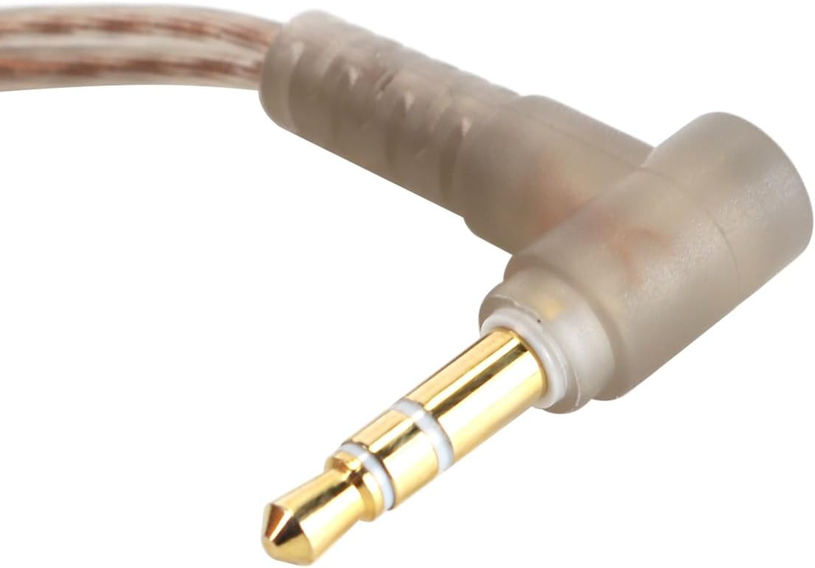 Laroal IEM Earphones Deep Bass Driver 10Mm Dynamic Driver over Ear Headset for Phone PC (Cyan without Microphone)