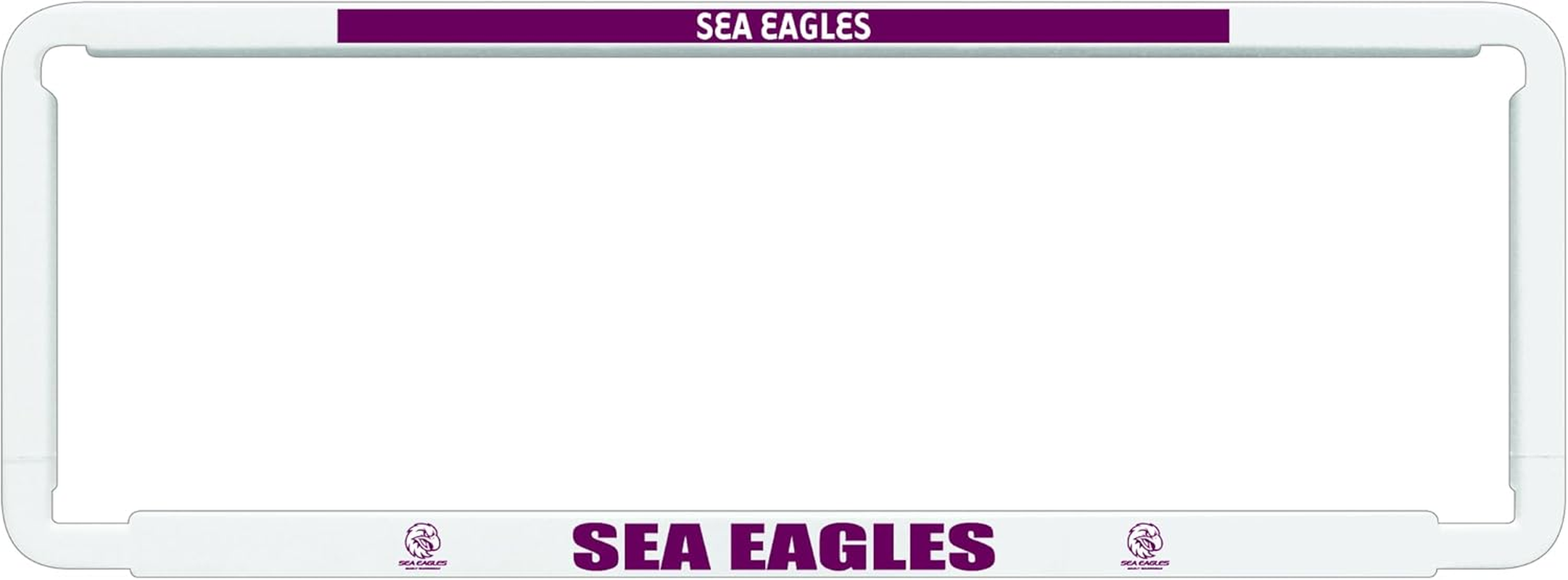 Sperling Official NRL Manly Sea Eagles Car Number Plate Frame Surround