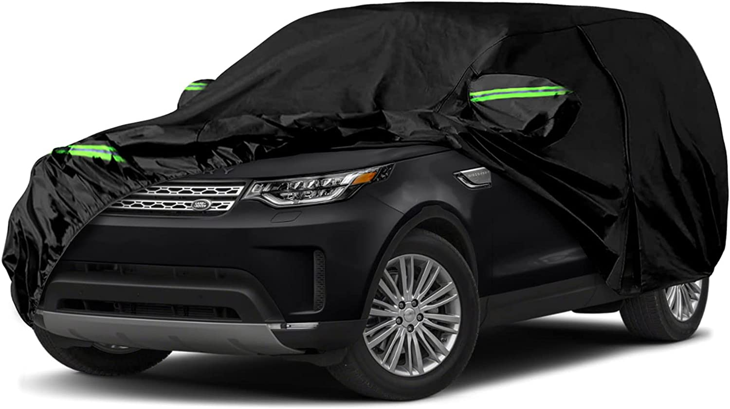 Waterproof Car Cover Replace for 2005-2025 Land Rover Discovery, 6 Layers All Weather Car Covers with Zipper Door & Windproof Bands for Snow Rain Dust Hail Protection (Discovery) image number 1