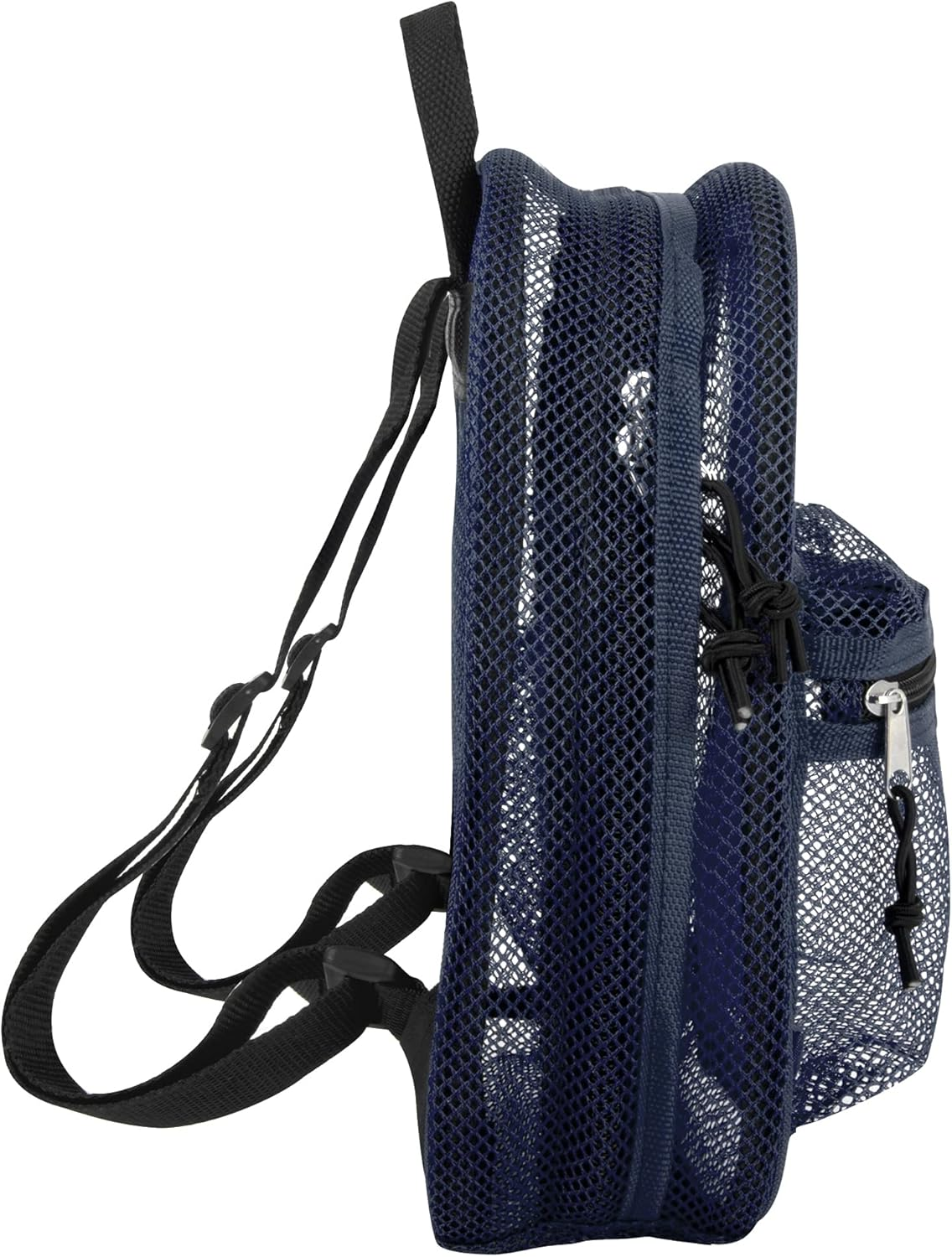 Mini Mesh Backpack for Women, Girls for School, Beach Toys, Pool, Swimming Gear; Mini Transparent Backpacks image number 2