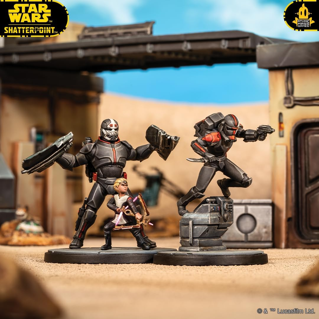 Asmodee North America Star Wars Shatterpoint Clone Force 99 Squad Pack Board Games image number 5