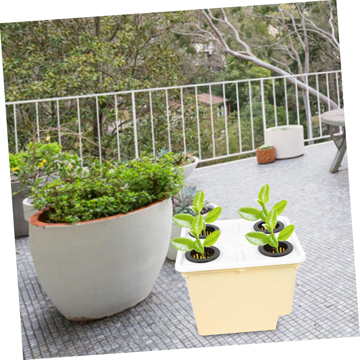 VINTORKY Hydroponic Soilless Cultivation Planting Basket for Vegetables and Fruits for Greenhouse Use Easy Maintenance and Reusable Gardening image number 2