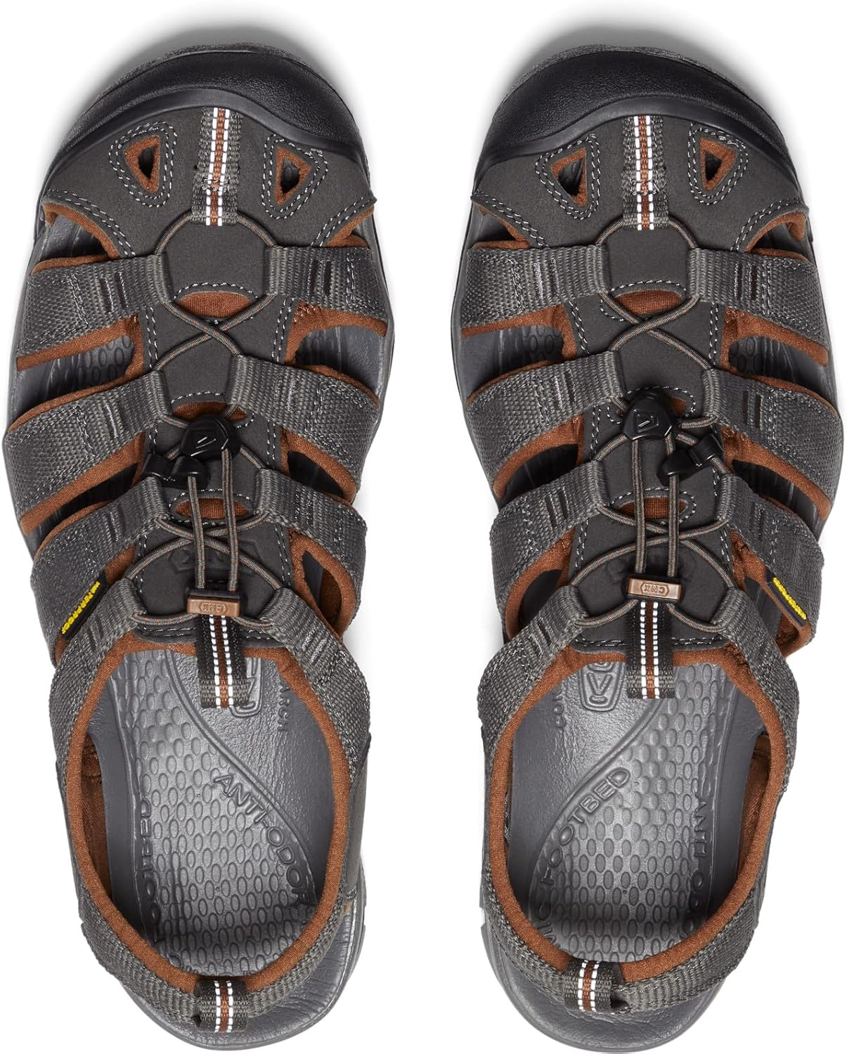 KEEN Male Clearwater CNX Raven Tortoise Shell Size 11 US Sandal image number 3