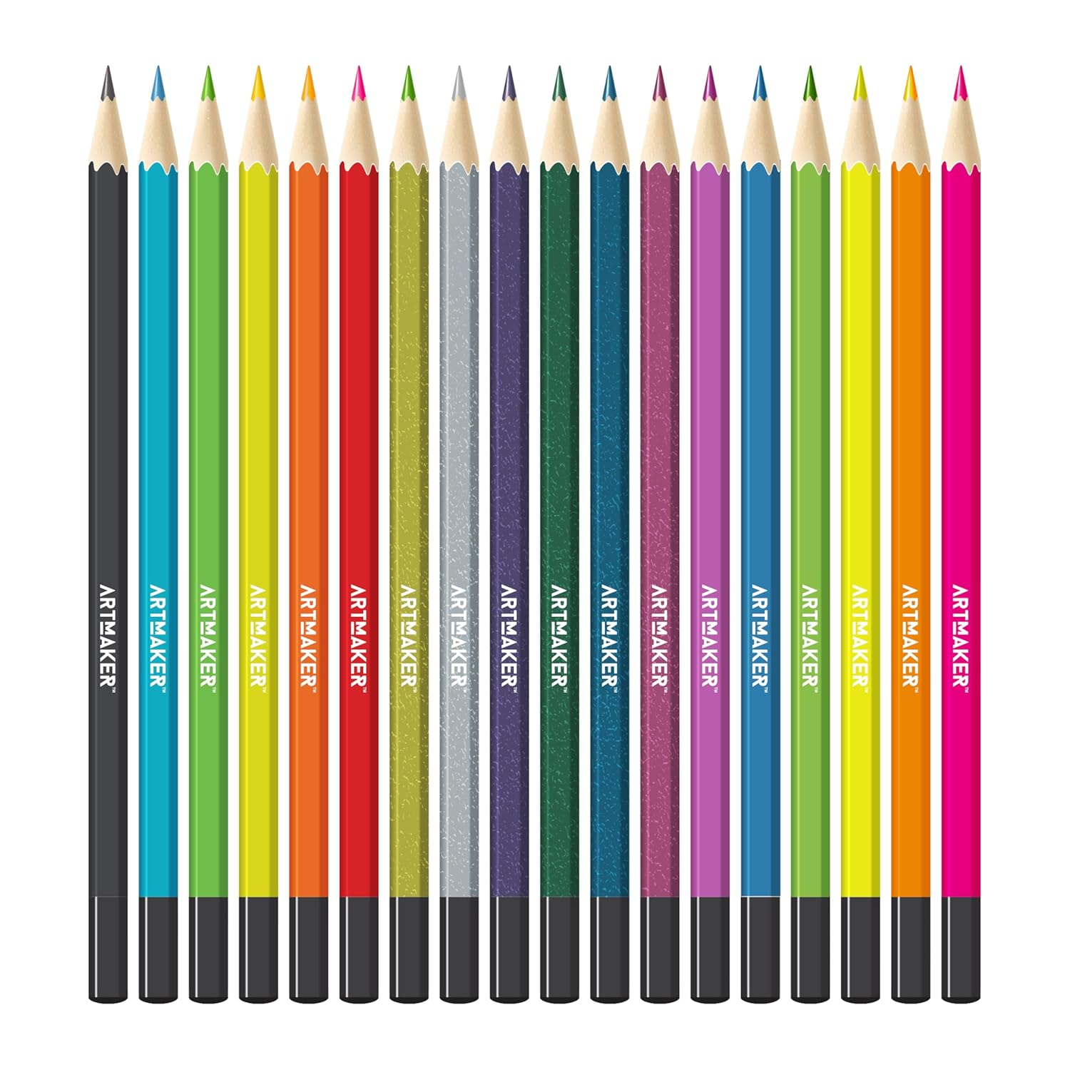 Art Maker Mandala Colouring Kit &ndash; 18 Colour, Metallic & Neon Pencils Included &ndash; Mindful Mandala Designs &ndash; Portable & Compact for Relaxation & Stress Relief (Pack of 2) image number 4