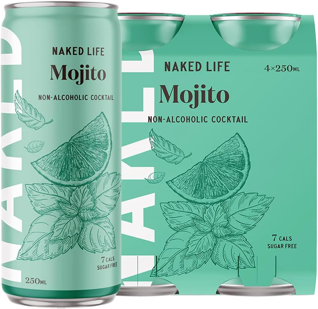 Naked Life Mojito Spritz Non Alcoholic Cocktail 250 Ml (Pack of 4)