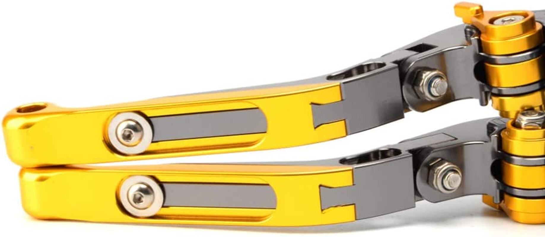 ESPEEDMTC for KTM Duke 125 200 250 390 Duke RC125 RC200 RC390 2013-2023 Modified CNC Aluminum Alloy Length Adjustable Foldable Brake Clutch Lever Accessories (Orange) image number 2