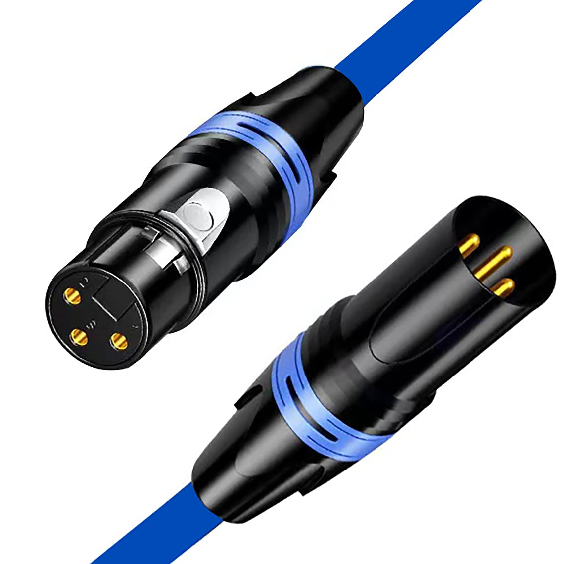 XLR Cable, Tunghey Microphone Cable XLR Male to Female Heavy Duty Balanced Microphone Cord Compatible with Preamps/Speaker Systems and More (2M)