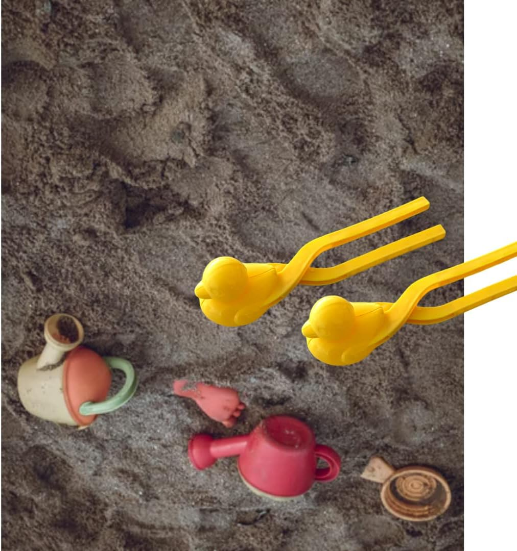 ROUGH & RAW, Snowball Maker Tool with Handle for Snow Ball Fights for Kids and Adults, Cartoon Duck Snowball Maker Kids Play in Winter Outdoor&hellip; image number 2