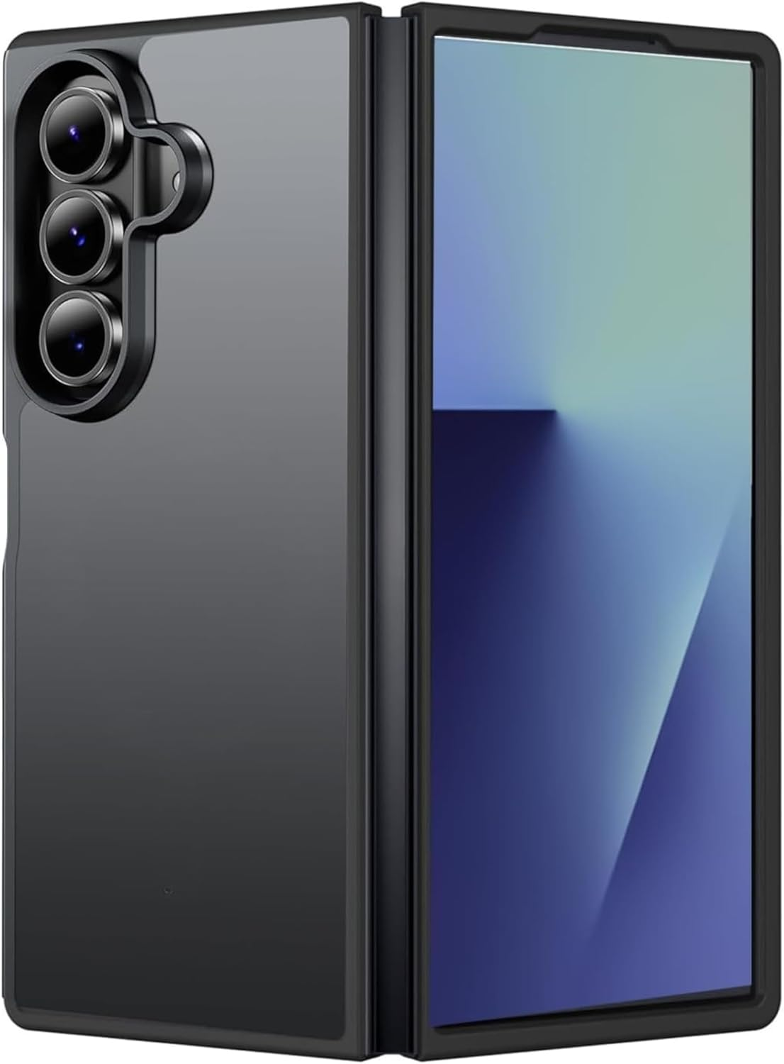 TR4U the Resource for You Matte Case Frosted Black Compatible with Samsung Galaxy Z Fold 7 [Shockproof] [Military Grade Protection] [Non-Slip Slim Fit] Protective Case for Z Fold 7 8.2-Inch (2025) image number 5