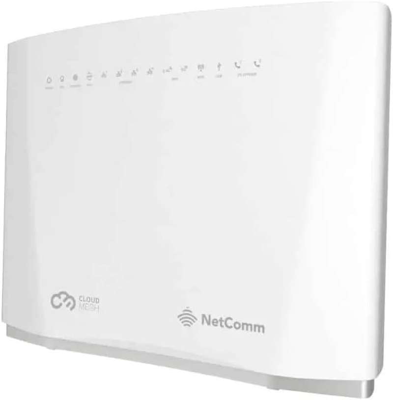Netcomm NF20MESH Gigabit Ethernet Dual-Band (2.4 Ghz/5 Ghz) Wireless Modem Router, White image number 3