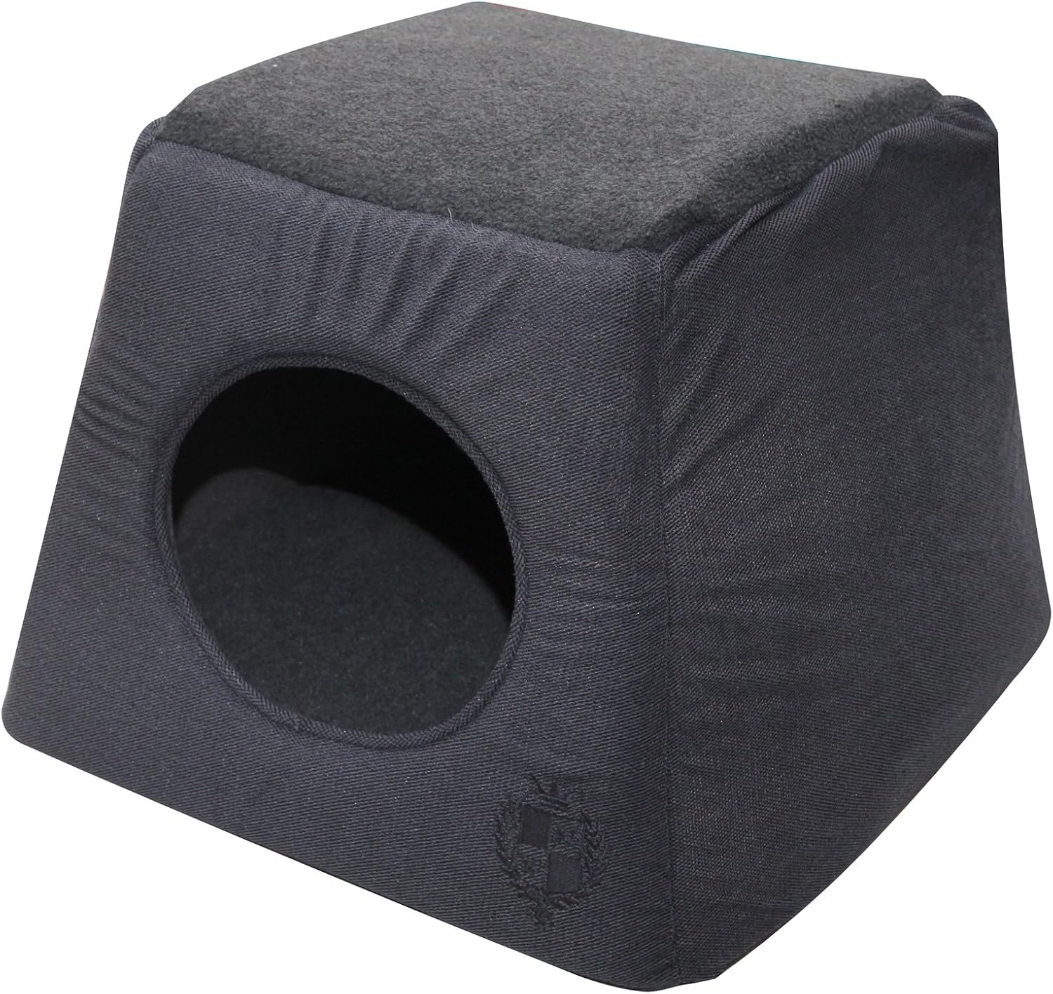 Wouapy Prestige Pyramid for Cats, Grey Velvet