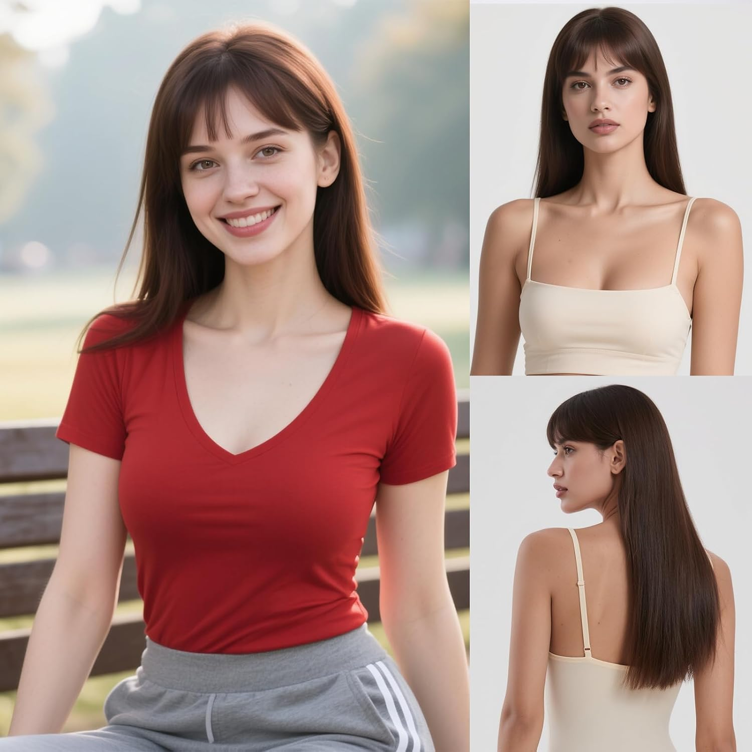 Xeelfaro Pink Wavy Long Wig for Women Full Head with Natural Curls & Soft Texture, Flowing 24Inch Wig for Special Occasions Style Statements (Pink, 24Inch)