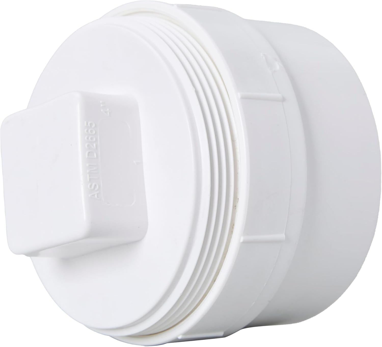 3" Pvc Sewer Cleanout Adapter with Plug Pipe Cover Cap Fitting,Pvc Dwv Flush Sewer Cleanout Cap for Drainage Piping System (3 Inch) image number 5