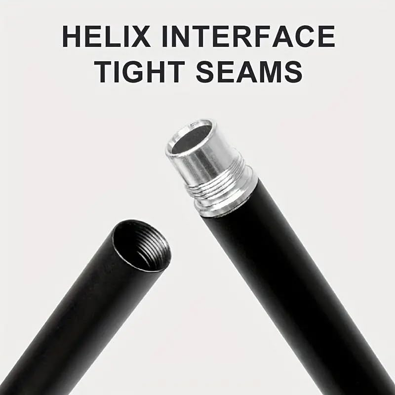 AIMALL Outdoor Camping Lamp Stand, Aluminum Alloy, 16Mm Thick Telescopic Pole with Double Hooks, Portable and Adjustable Lighting Stand, Black image number 4