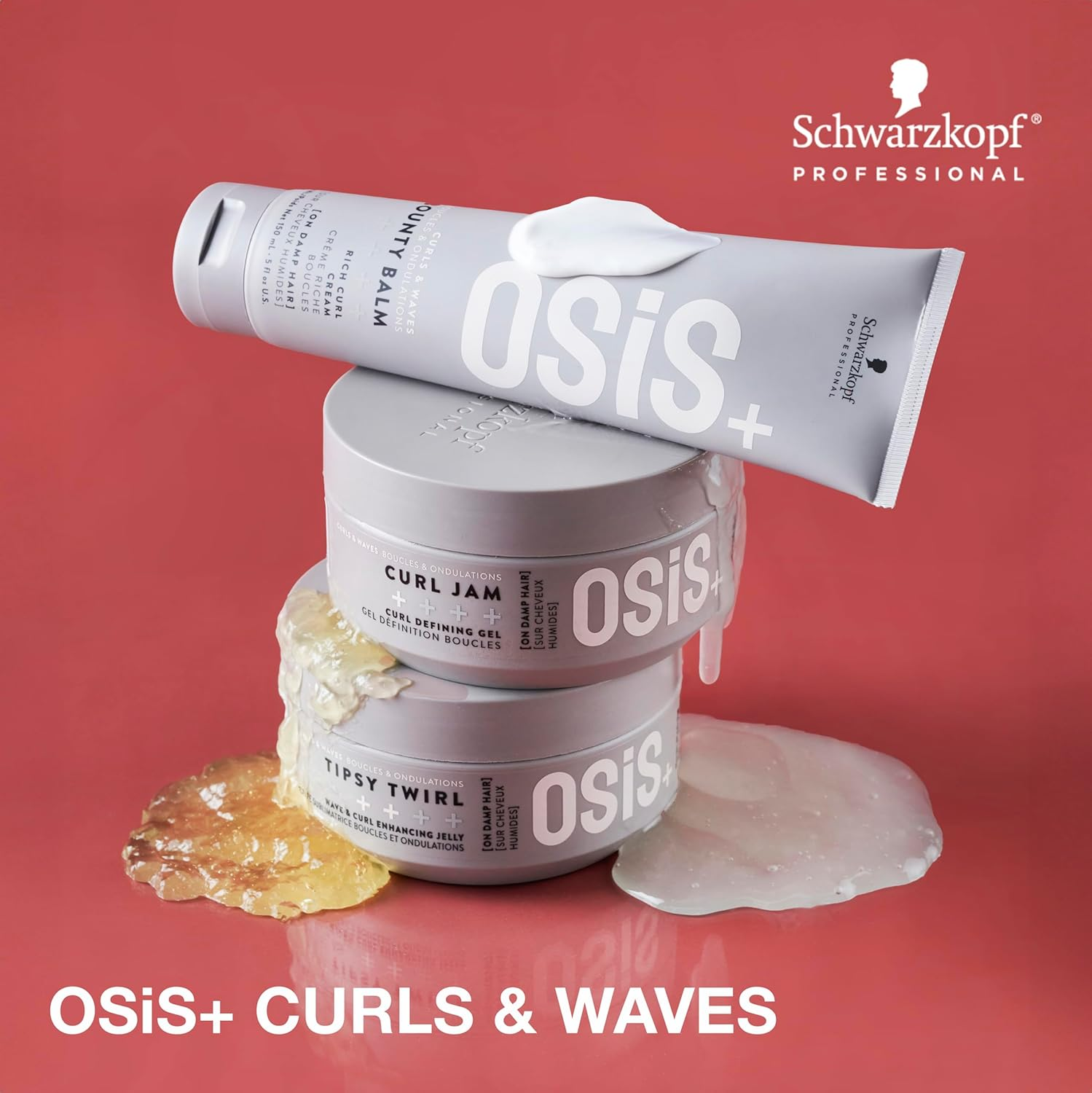 Schwarzkopf Professional Osis+ Tipsy Twirl - Wave & Curl Enhancing Jelly 300Ml image number 3
