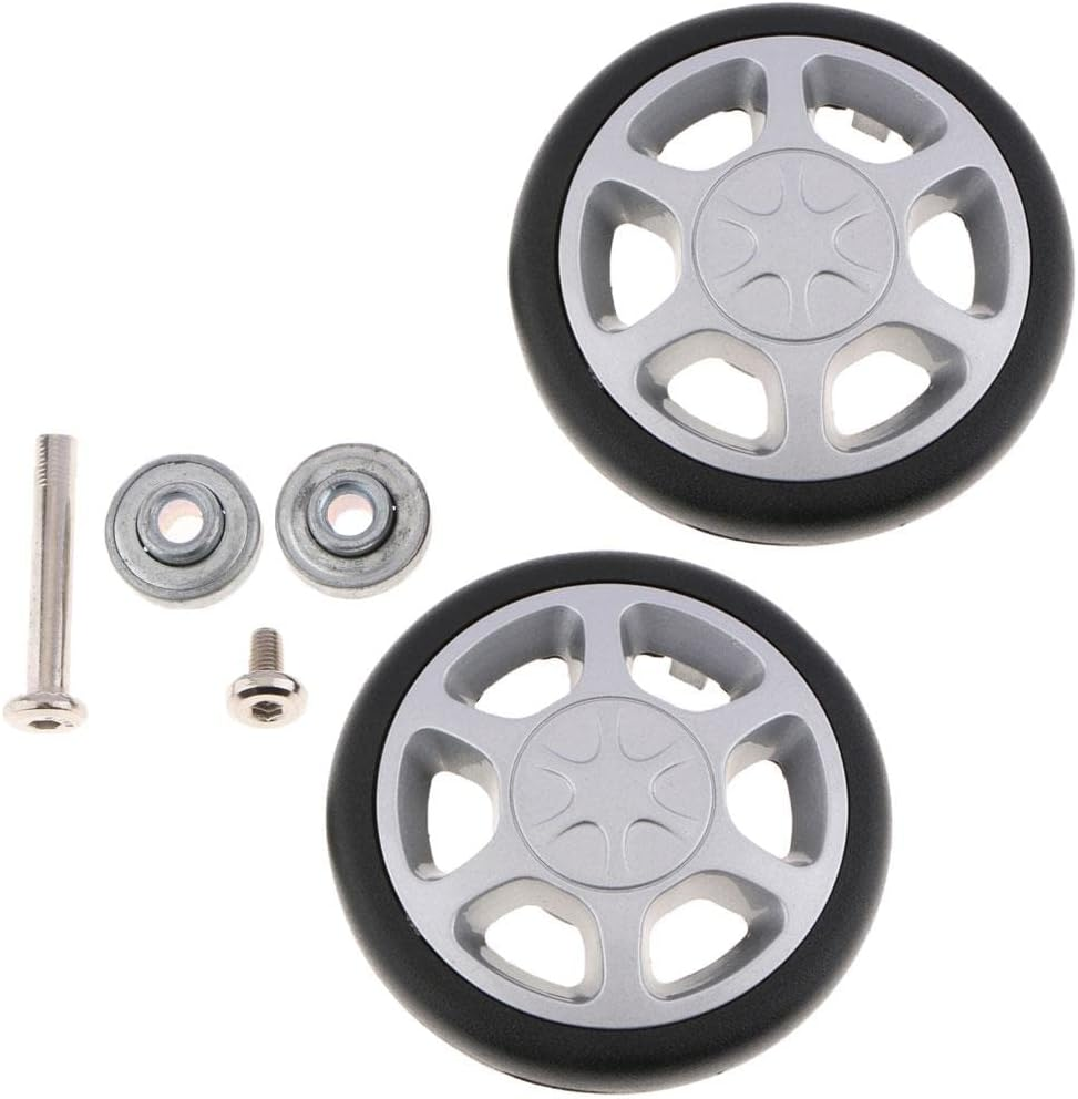 Perfk Suitcase Wheels Casters Luggage Bag Accessory & Nail 2Set 8218A-A image number 5