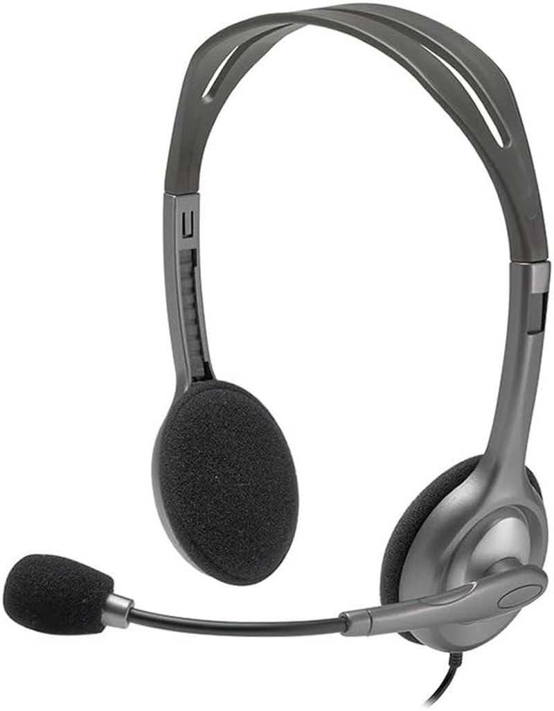 Glowster Semi Open Stereo Headphones with Microphone, Lightweight and Comfortable Design, Ideal for Calling and Multimedia