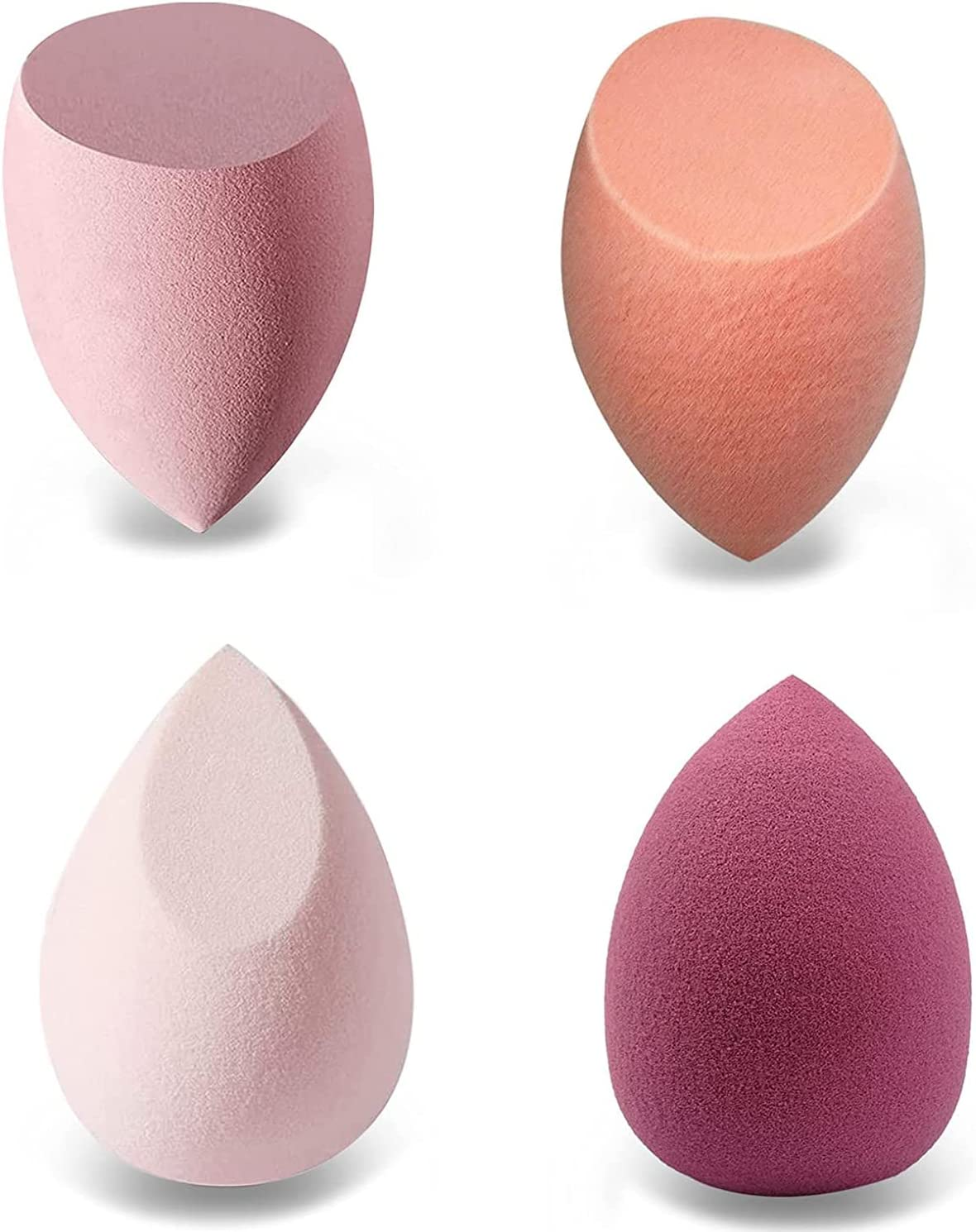 Uandhome Makeup Sponge Blender Set 4 Pack, Blender Beauty Foundation Blending Sponge with Case, Professional Beauty Makeup Set for Cream, Powder and Liquid image number 1