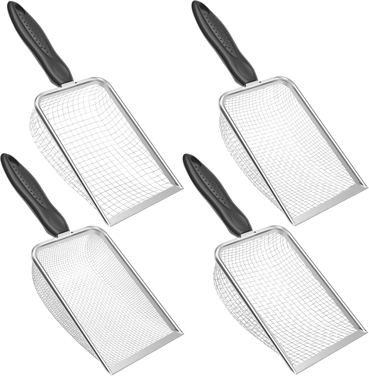 Soil Sifter, Sand Soil Compost Sifter Tool, High Efficient Sieve Sifters Potting Scoop, Multipurpose Ergonomic Gardening Shovel, Rocks Sifters, Sifting Tray for Small Gravel (Style2)