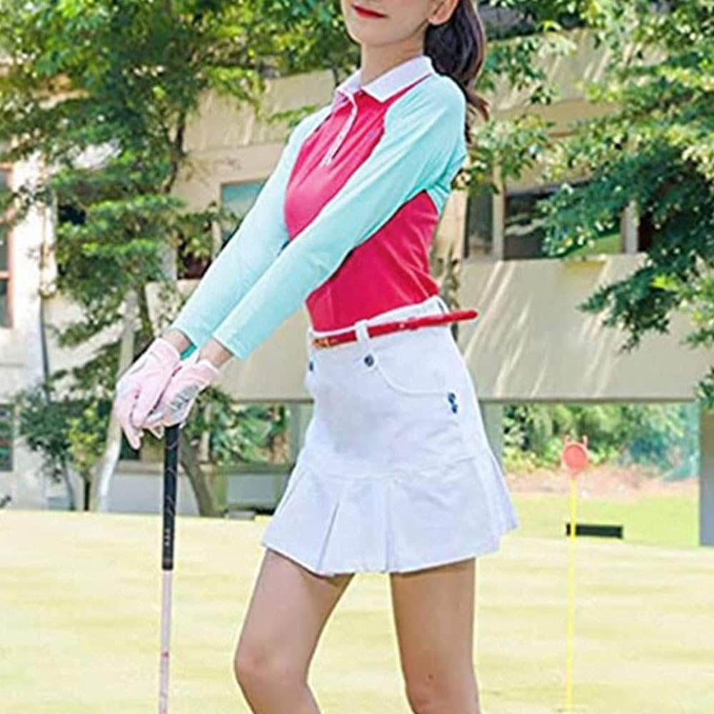 Women Cooling Shawl，Anti-Uv Golf Cooling Shawl Arm Sleeve Sun Protection Breathable & Comfortable for Women Golf & Outdoor Sports(Sky Blue) image number 4