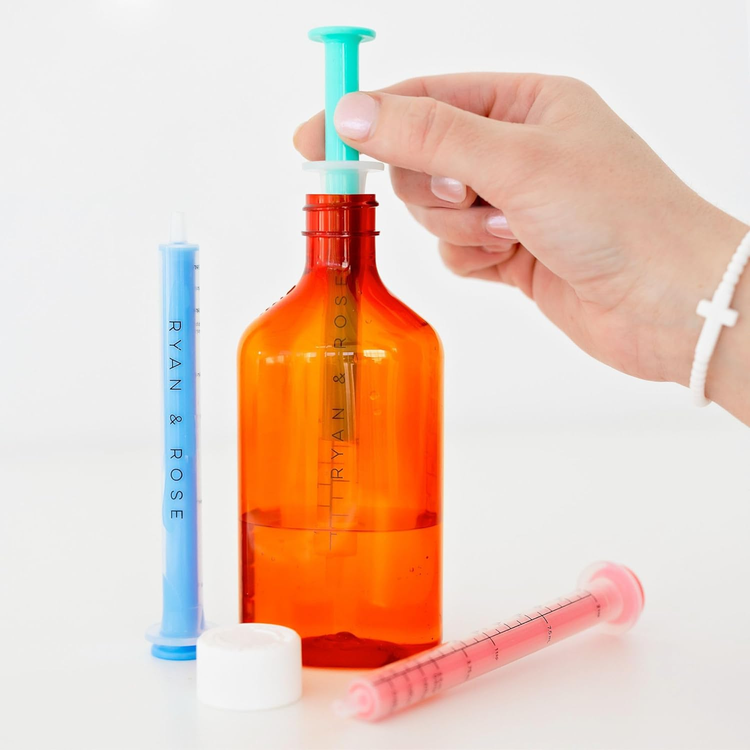 Ryan & Rose Cutie Dose - Baby Medicine Dispenser Syringe for Children, Medication Dropper - 3 Pack (Lollipop) image number 5