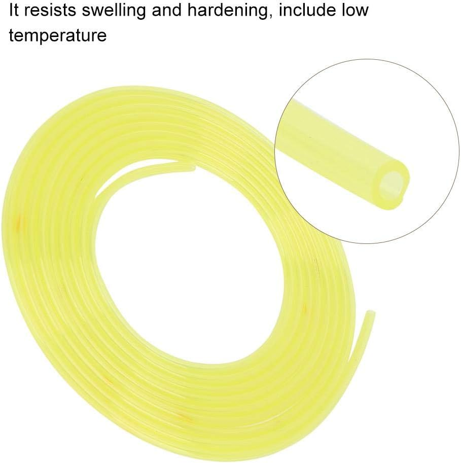 3 Meter Fuel Lines, Hose Carburetor Fuel Line Petrol Hose Lawn Mower Trimmer Accessories for Lawn Mower Strimmer and Chainsaws, Yellow(2 * 3,5 Mm) image number 1