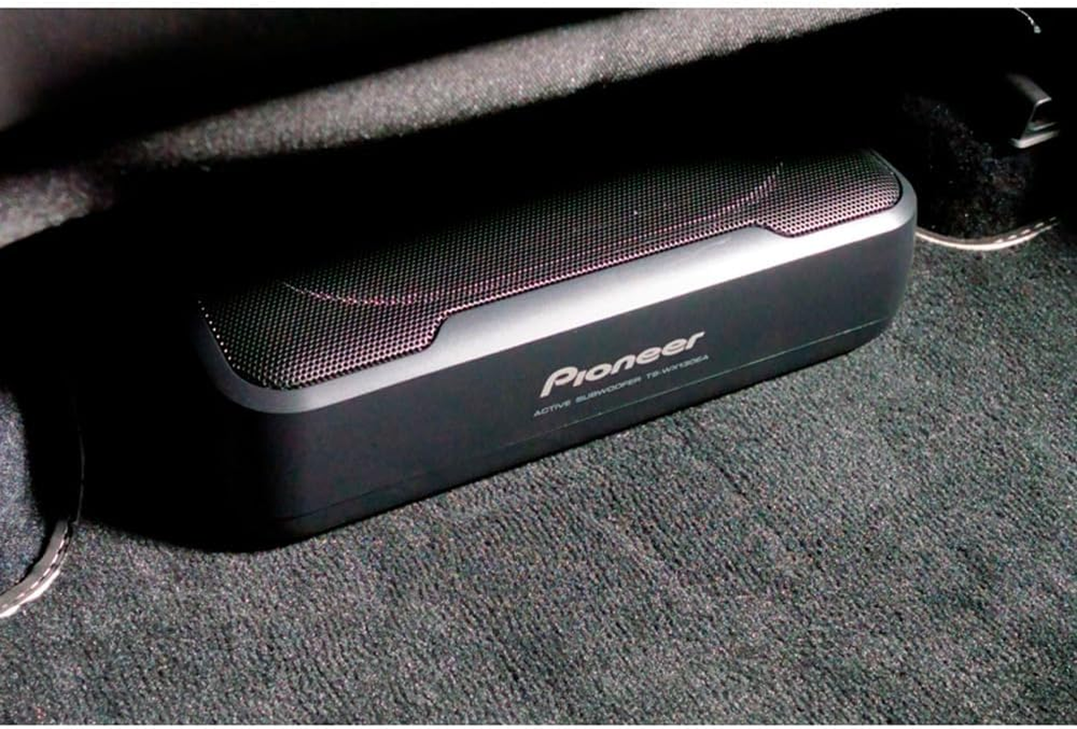 Pioneer TS-WX130EA Space Saving Active Subwoofer with Built-In Class-D Amplifier (160 W)