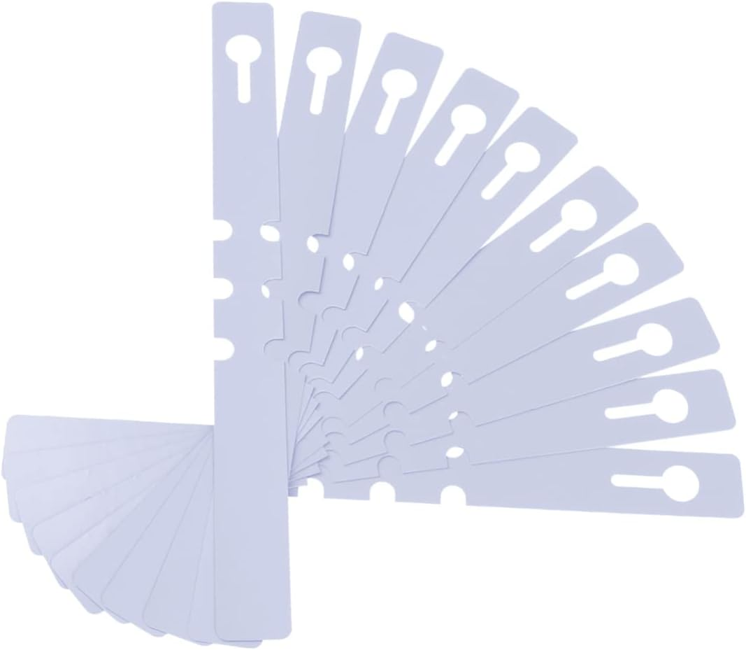 100Pcs Plant Tags Multi-Functional Garden Labels Durable Plastic Tree Stakes Weatherproof Outdoor Plant Markers Large Writing Surface for Easy Identification