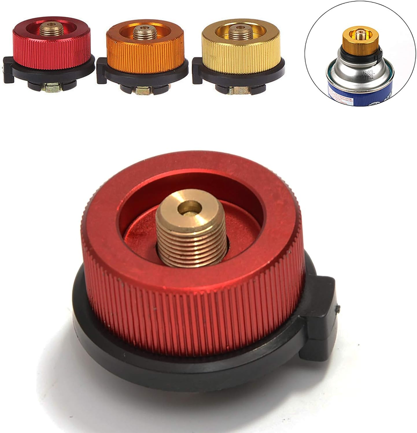 Camping Stove Gas Bottle Adapter Gas Cartridge Adapter Outdoor for Camping Burner Camping Picnic Outdoor Activities image number 2