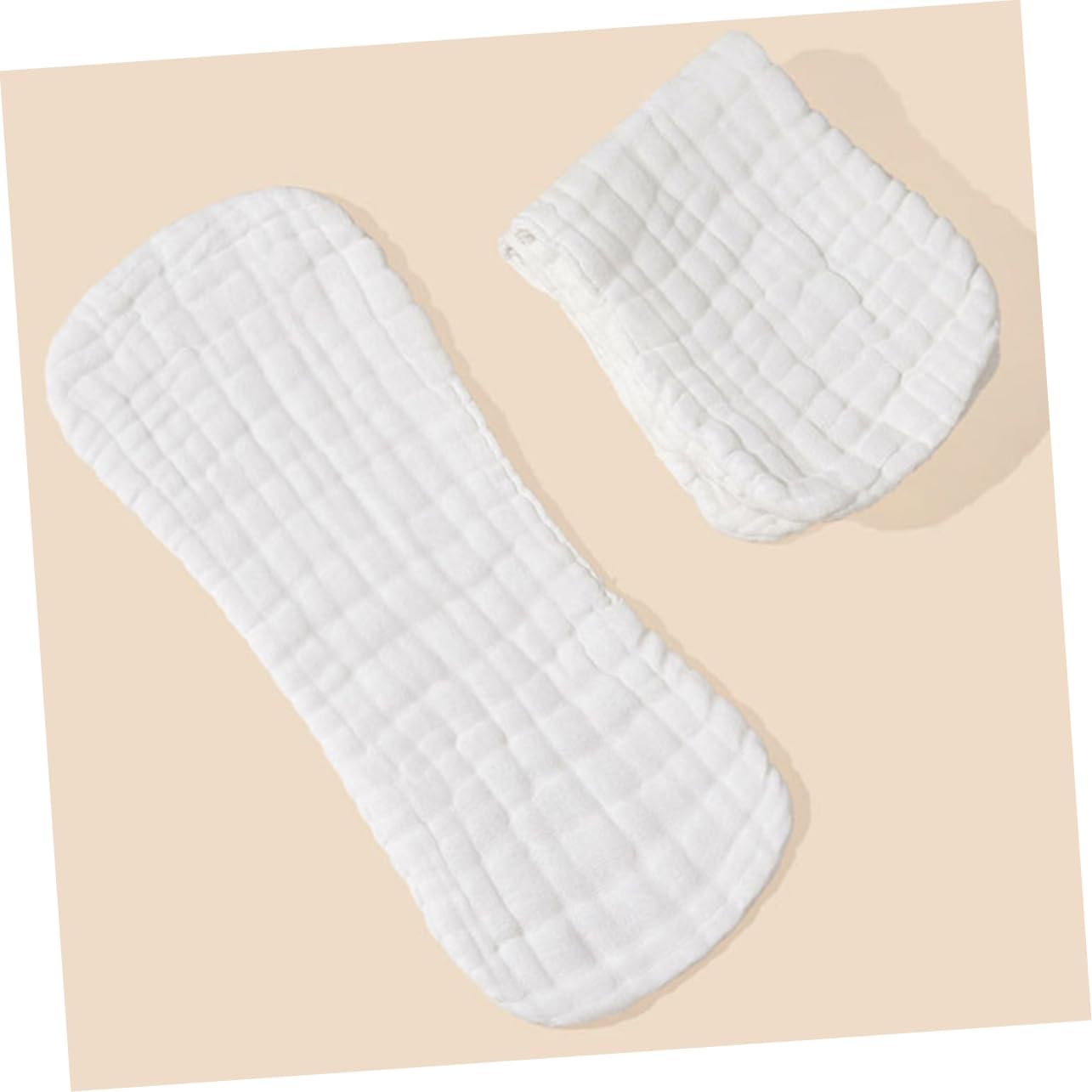 5Pcs Premier Reusable Diaper Inserts for Boys Months Cotton Pee Peep Pads image number 5