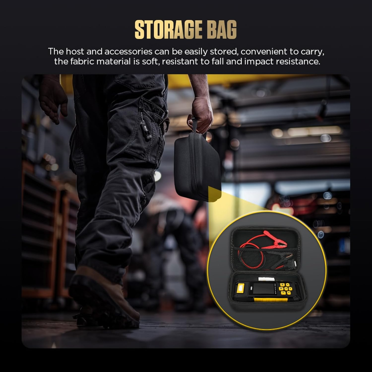 Battery System Testers BT760 Battery Analyzer 30-2000 CCA Battery/Load/Charging/Cranking Test for 8-32V Vehicles HD Vans Trucks Motorcycles Built-In Printer with 3 Rolls Printer Paper 14 Languages image number 4